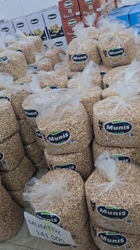 Pistachio warehouse displays branded Munis products in Uzbekistan