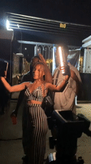 Nighttime video production filmed in Ikorodu, Nigeria