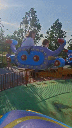 Afternoon scenes around Tiraspol — fairground, lake, monument