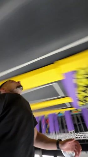 Man performs backflips at indoor trampoline park in Bulgaria