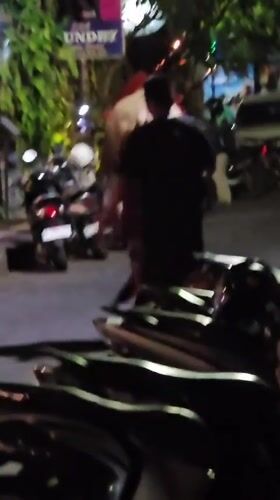 Nighttime beachfront scenes across Denpasar locations