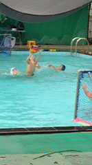 Water polo game continues despite rain in Nha Trang