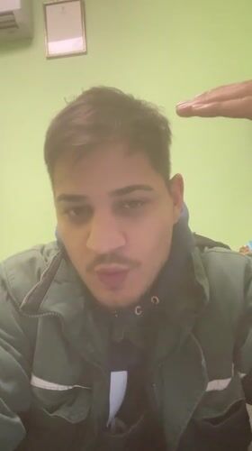 Man Records Direct-to-Camera Message in Stara Zagora, Bulgaria