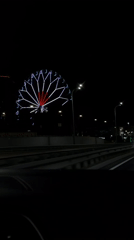 Driver captures nighttime footage of illuminated Ferris wheel in Kazan