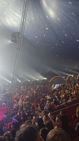 Circus show features motorcycle stunts, acrobatics, robot performer in Bulgaria