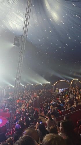 Circus show features motorcycle stunts, acrobatics, robot performer in Bulgaria