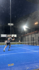 Night padel session at a Ko Samui court, late September