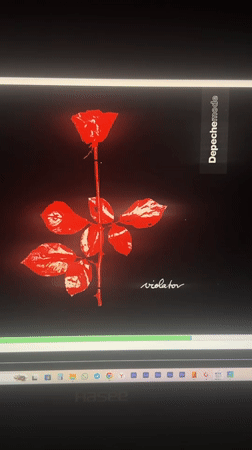 Evening in Bar: Depeche Mode listening session and casual moments