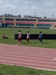 Soccer match at Nyayo National Stadium in Nairobi