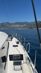 Sailing excursion documented off Maiori coast in clear conditions