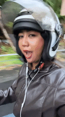 Evening motorcycle journey documented through North Kuta streets