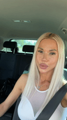 Woman observed in driver's seat of car in Kazan