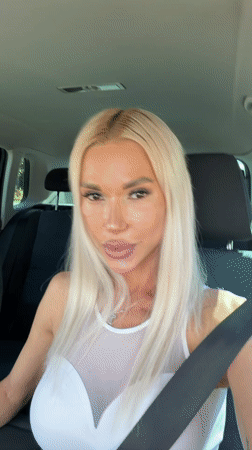 Woman observed in driver's seat of car in Kazan