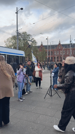 Routine Amsterdam street life documented across city center