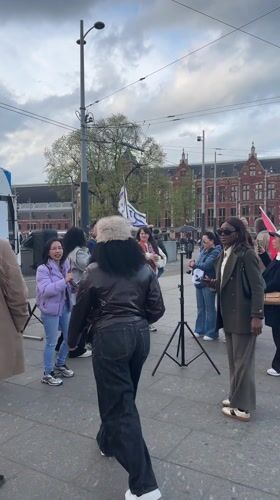 Routine Amsterdam street life documented across city center