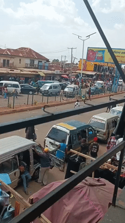 Daily street commerce documented in Bukuru, Nigeria market district