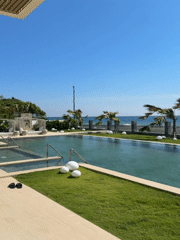 Oceanfront resort pool and villa in Kubutambahan, Bali