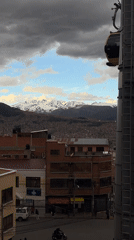 Cable car system documented in La Paz cityscape