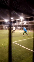 Nighttime soccer match and trash fire documented in Akwanga