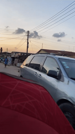 Evening street life captured on video in Agege, Nigeria
