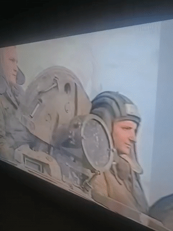 Performance and entertainment scenes mixed with military moment in Cherepovets