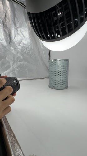 Person Documents Car Air Filters in Venezuelan Office