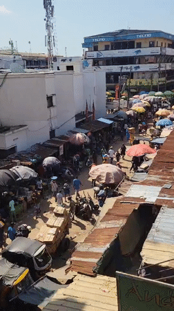 Ordinary market day documented across Onitsha, Nigeria