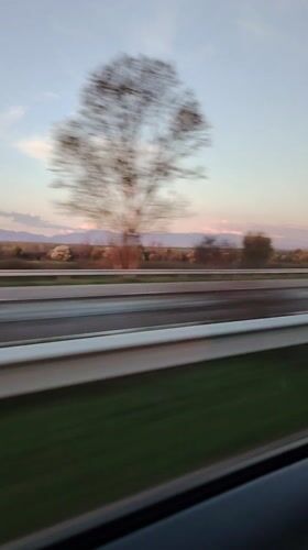 Highway travel documented near Kalugerovo, Bulgaria early morning