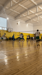 Indoor volleyball match observed in Pazardzhik gymnasium