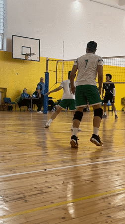 Indoor volleyball match observed in Pazardzhik gymnasium