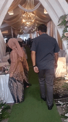 Traditional wedding ceremony celebrated in Depok, Indonesia