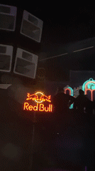 Neon-lit nightclub event draws crowds in Varna, Bulgaria