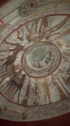 Tourist explores Kazanlak's ancient Thracian tomb and cultural sites