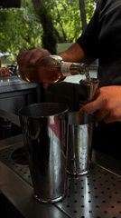 Afternoon bar service and casual moments documented across Yerevan