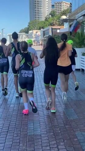 Morning run and landmarks along Sochi's city promenade