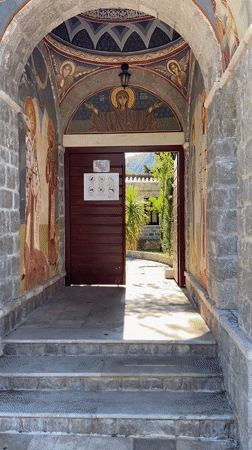 Historic church with religious frescoes documented in Montenegro