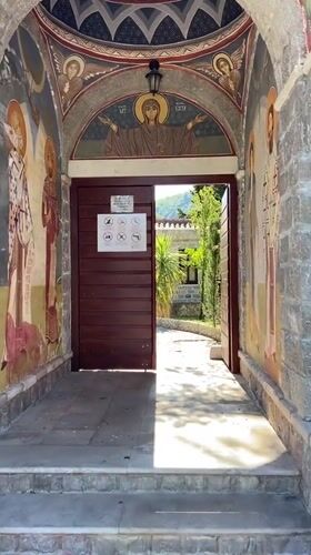 Historic church with religious frescoes documented in Montenegro