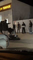 Nighttime altercation among young men recorded in Kizner, Russia