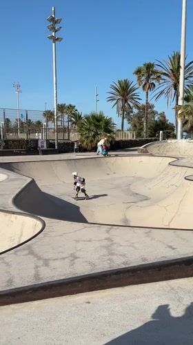 Skatepark, beach, and promenade life along Barcelona's waterfront