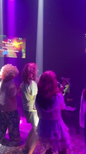 Karaoke performance at Wave Club restaurant in Thailand