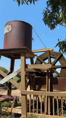 Afternoon at Mortimer Farms: animals, water wheel, and farm life