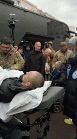 Medical transfer operation conducted in Chernihiv with military assistance