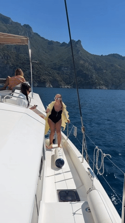 Woman spotted sailing yacht off Maiori coast Sunday morning