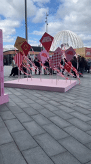 Yekaterinburg plaza hosts a lively outdoor brand event