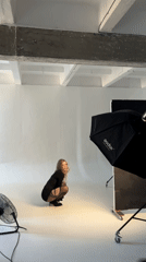 Photo shoot documented in Krasnoyarsk studio