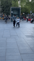Barcelona street life: skateboarding, socializing, and local food