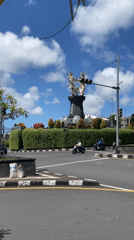 Early morning street scenes documented across Kuta Selatan, Indonesia