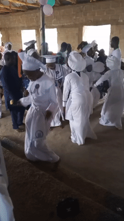 Religious celebration with music, dancing captured in Lokoja