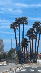 Roadside scene documented in coastal Spanish town Calp