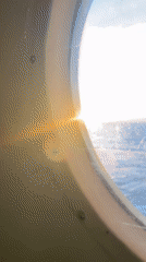 Caribbean sea voyage documented through ship portholes and deck views